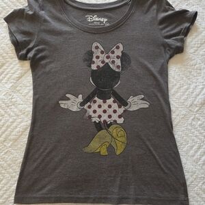 Disney Gray Minnie Mouse T-Shirt